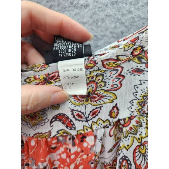 Torrid Womens Floral Print Sleeveless Camisole Top Size 0 100% Polyester Multico - Picture 5 of 7